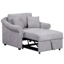 Convertible Sleeper Chair With Adjustable Backrest by HouseOfZazla
