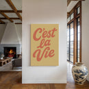 C’est La Vie Retro Wall Art