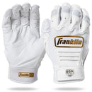 Franklin USA Women Softball CFX FP Batting Glove - White/Gold by Peligro Sports