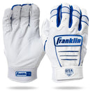 Franklin USA Women Softball CFX FP Batting Glove - White/Royal by Peligro Sports