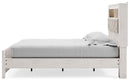 Altyra - Queen Panel Bookcase Bed With Roll Slats - White