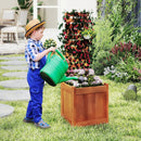 Outdoor Wooden Raised Garden Bed with Trellis by LJGDeals