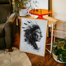 Spirit of the Plains in Ink