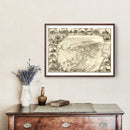 Vintage Map of Santa Barbara, California 1898