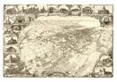 Vintage Map of Santa Barbara, California 1898