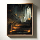 A Bride Among Flickering Lights