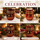 Crystal Christmas Tree Wine & Water Glasses - Set of 2 by The Wine Savant