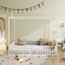 3 In 1 Convertible Montessori Floor Bed With Fenced Support by HouseOfZazla