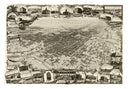 Vintage Map of Stockton, California 1890
