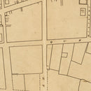 Vintage Map of Honolulu, Hawaii 1893
