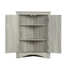 Triangle Bathroom Storage Cabinet With Adjustable Shelves, Freestanding Floor Cabinet For Home Kitchen by HouseOfZazla
