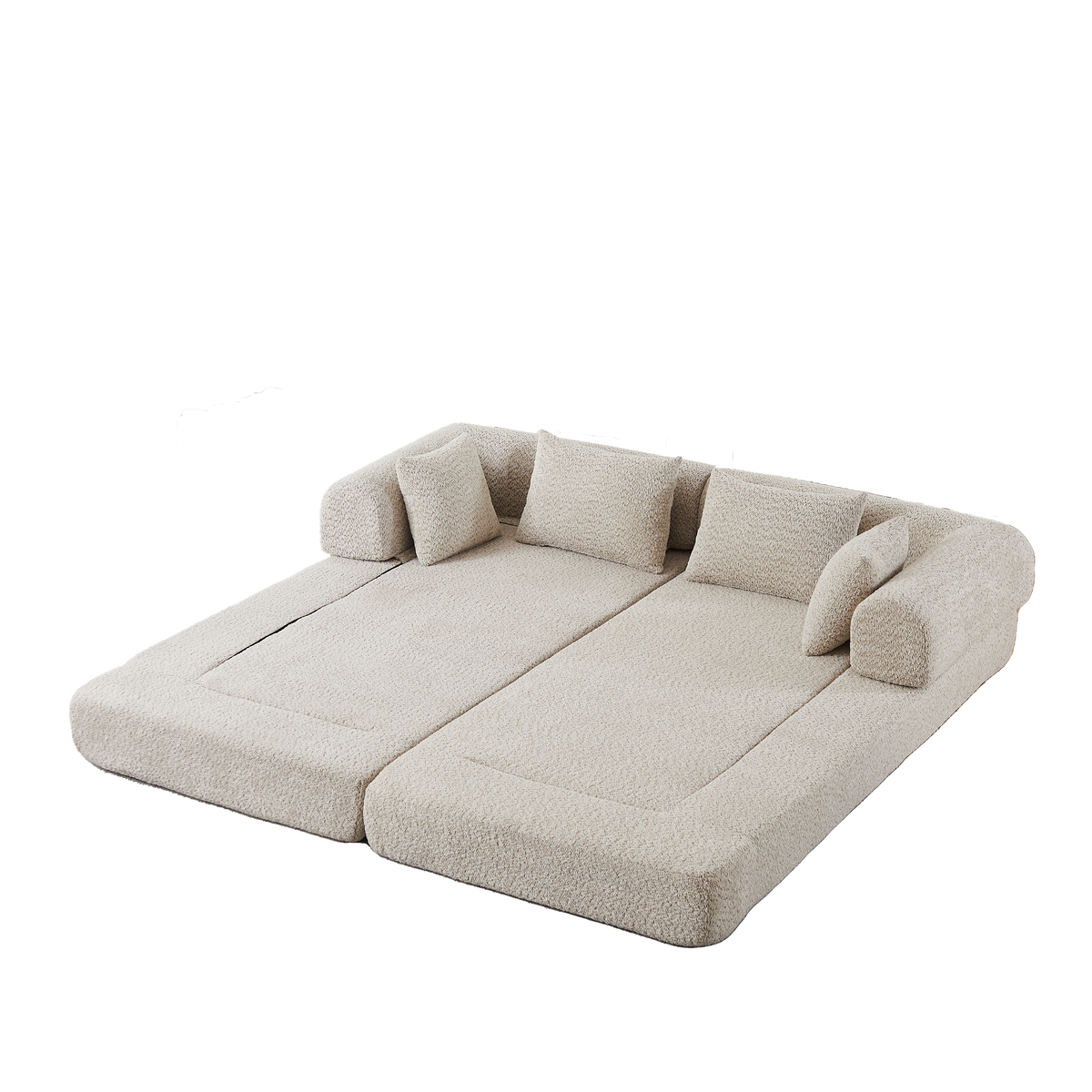 78.9-Inch Convertible Sleeper Sofa, photo 4 of 10