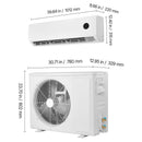 Mini Split Air Conditioner, 18,000 BTU Cooling / 18,400 BTU Heating by HouseOfZazla