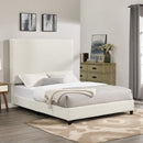 Upholstered Headboard Platform Bed by HouseOfZazla