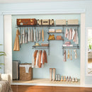 4-8 Feet Closet Organizers and Storage System with Hanging Rod for Laundry Bedroom by LJGDeals
