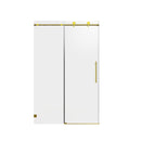 Frameless Single Sliding Soft Close Shower Doors, 5/16" Sgcc Tempered Glass by HouseOfZazla
