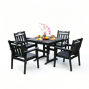 HDPE Outdoor Patio Dining Set by HouseOfZazla
