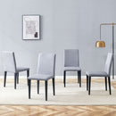 Versatile Dining Chairs With Comfortable Design And Metal Legs by HouseOfZazla