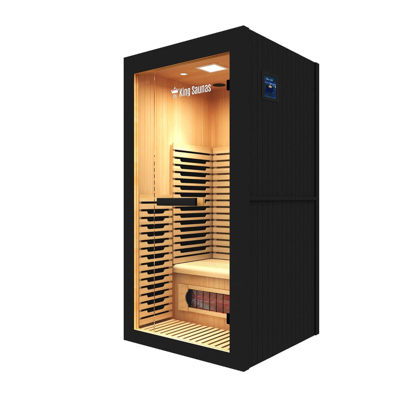 The Crown 2-Person Luxury Full Spectrum Infrared Sauna with Smart WiFi App Control