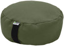 Hemp Zafu Meditation Cushion - 17 oz. Hemp Fabric with Organic Buckwheat Hull fill
