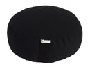 Zafu Organic Cotton Meditation Cushion Round or Oval Organic Buckwheat Hull Fill