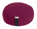 Zafu Organic Cotton Meditation Cushion Round or Oval Organic Buckwheat Hull Fill