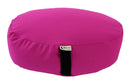 Zafu Organic Cotton Meditation Cushion Round or Oval Organic Buckwheat Hull Fill