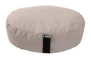 Zafu Organic Cotton Meditation Cushion Round or Oval Organic Buckwheat Hull Fill