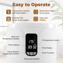 20L Hot Towel Warmer Bucket with 30/60/90 Min Heating Time-White by LJGDeals