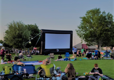 Elite Outdoor Movies 20' Professional Outdoor Cinema System