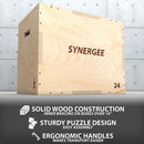 Synergee 3-in-1 Wood Plyo Boxes