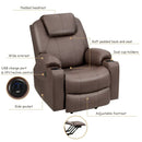 Electric Power Lift Leather Massage Sofa by LJGDeals
