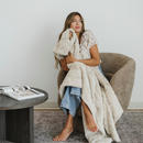 PATTERNED FAUX FUR THROW BLANKETS by Saranoni