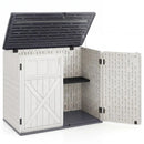 20 Cu.Ft Horizontal Resin Storage Shed with Adjustable Shelf by LJGDeals