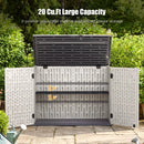 20 Cu.Ft Horizontal Resin Storage Shed with Adjustable Shelf by LJGDeals