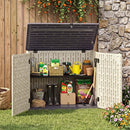 20 Cu.Ft Horizontal Resin Storage Shed with Adjustable Shelf by LJGDeals