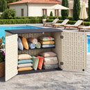 20 Cu.Ft Horizontal Resin Storage Shed with Adjustable Shelf by DirectDeals