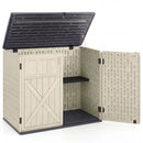 20 Cu.Ft Horizontal Resin Storage Shed with Adjustable Shelf by LJGDeals