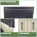 20 Cu.Ft Horizontal Resin Storage Shed with Adjustable Shelf by LJGDeals