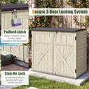 20 Cu.Ft Horizontal Resin Storage Shed with Adjustable Shelf by LJGDeals