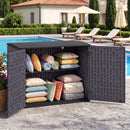 20 Cu.Ft Horizontal Resin Storage Shed with Adjustable Shelf by LJGDeals