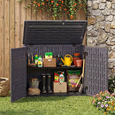 20 Cu.Ft Horizontal Resin Storage Shed with Adjustable Shelf by LJGDeals
