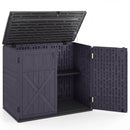 20 Cu.Ft Horizontal Resin Storage Shed with Adjustable Shelf by DirectDeals
