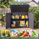 20 Cu.Ft Horizontal Resin Storage Shed with Adjustable Shelf by LJGDeals