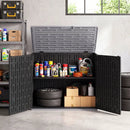 20 Cu.Ft Horizontal Resin Storage Shed with Adjustable Shelf by DirectDeals