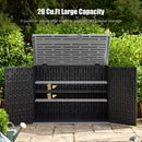 20 Cu.Ft Horizontal Resin Storage Shed with Adjustable Shelf by LJGDeals