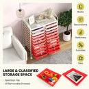 20 Drawers Rolling Storage Cart Studio Organizer-Gradient Pink by LJGDeals