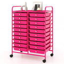 20 Removable Drawers Rolling Storage Cart Studio Organizer-Pink by LJGDeals