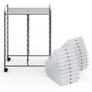 20 Drawers Storage Rolling Cart Studio Organizer-Transparent