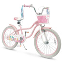18-Inch Kids Bike Adjustable with Basket and Streamers Pink by LJGDeals